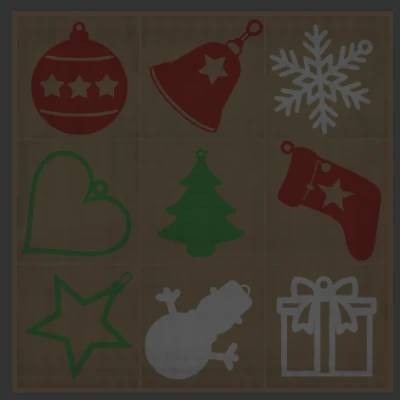 Bộ Đồ Trang Trí Treo Tường