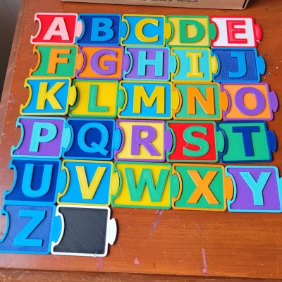 Chữ Cái - Dạng Ghép Hình