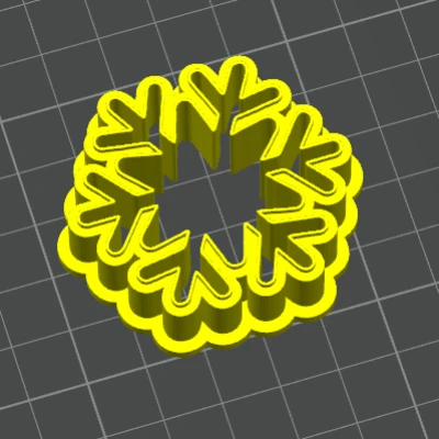 Khuôn Cắt Bánh Quy Hình Tuyết 1