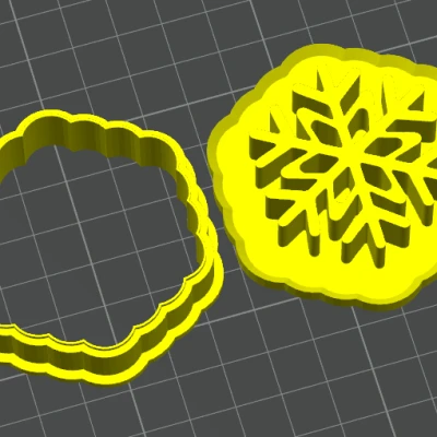 Khuôn Cắt Bánh Quy Hình Tuyết 1