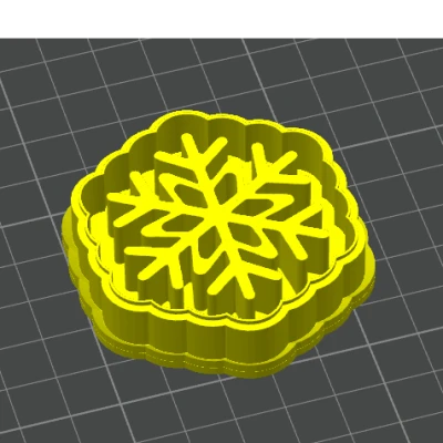 Khuôn Cắt Bánh Quy Hình Tuyết 1