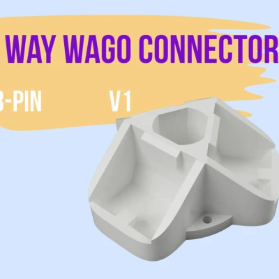Đế Giữ Connector Wago 3 Chấu (Kiểu Cũ) - 3 Pin