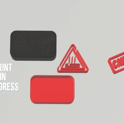 Bộ lọc bụi filament khi đang in V1