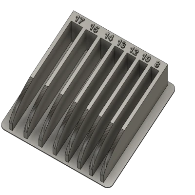 Kệ Giữ Cờ Lê Metric - Pittsburgh Ratcheting