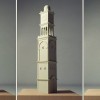 Mô Hình 3D Tháp Đồng Hồ Casablanca / La Tour de l'Horloge de Casablanca - Thumbnail 1