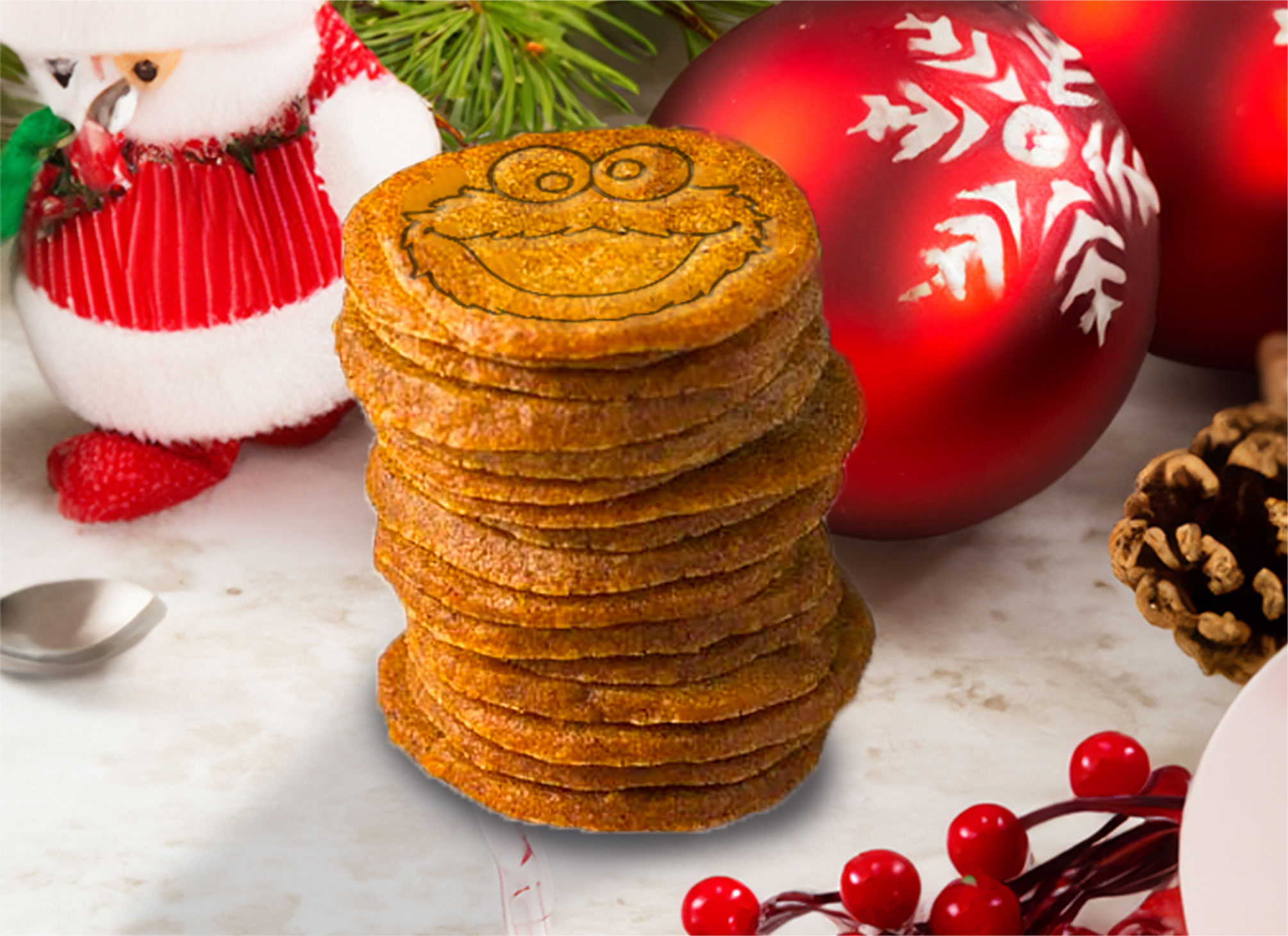 Khuôn Cắt Bánh Quy Cookie Monster