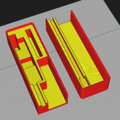 Giá Đỡ Thước Kẹp Gridfinity - Gọn Gàng/Thêm Ngăn Chứa - Bản Remix