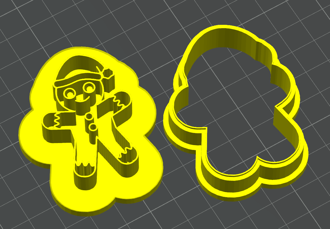 Khuôn Cắt Bánh Gừng Mũ Noel