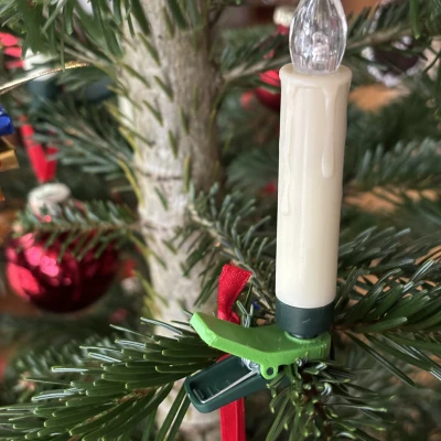 Kẹp nến cây thông Hellum (mặt trên)