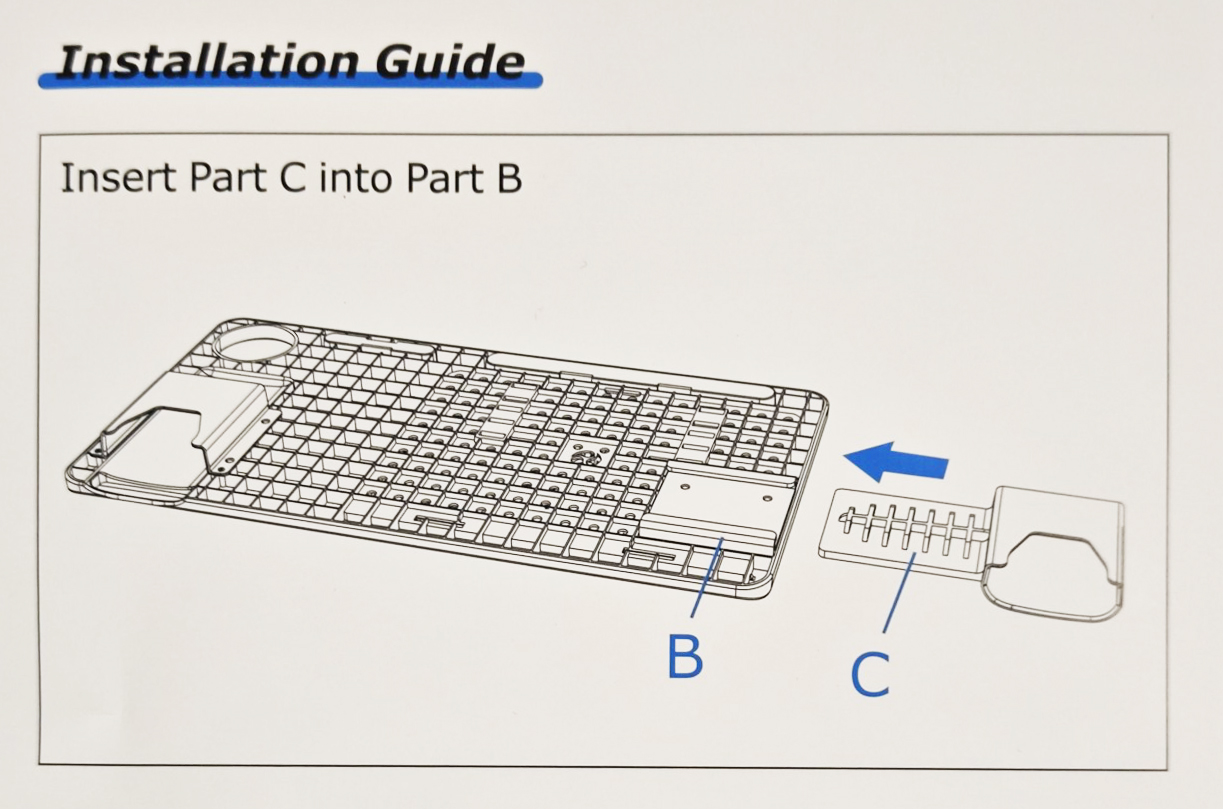 Newtral MagicH Part C - Phụ Kiện Bàn Laptop Gắn Rời