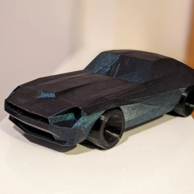 240Z Low Poly, Không Kiếng Chiếu Hậu