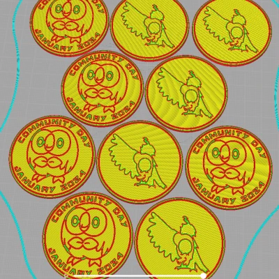 Đồng xu Ngày Cộng đồng Pokemon Go #80 - Rowlet