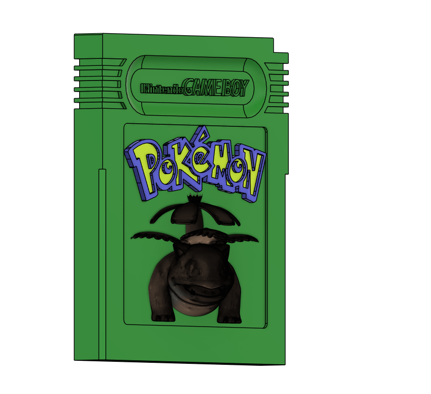 Hộp băng Pokemon màu xanh lá cây