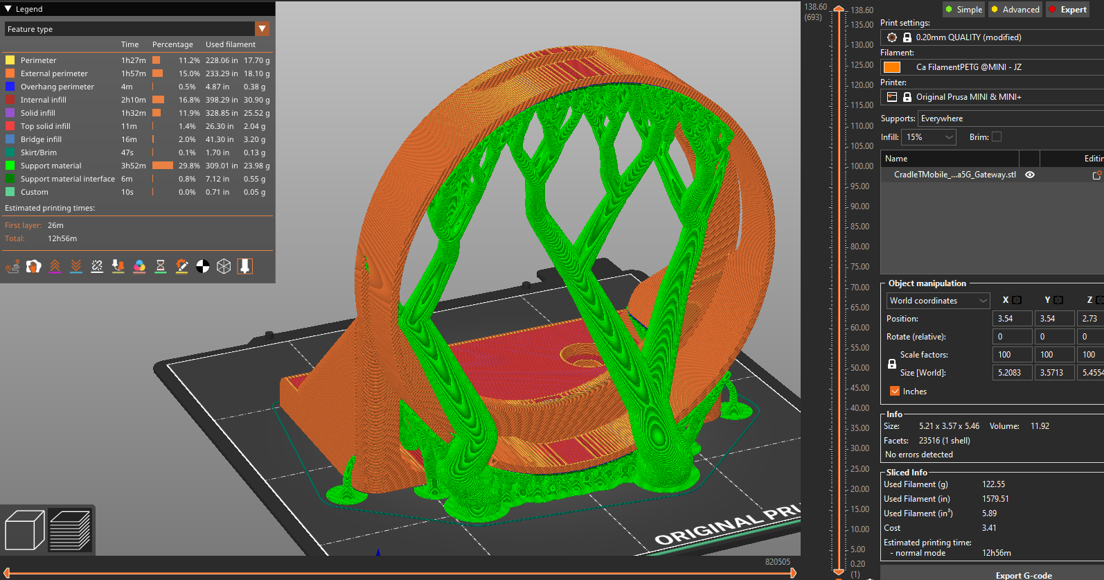 Đế Gắn TMobile_Nokia5G_Gateway Internet Nhà Màu Xám