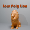 Sư Tử Low Poly - Thumbnail 2