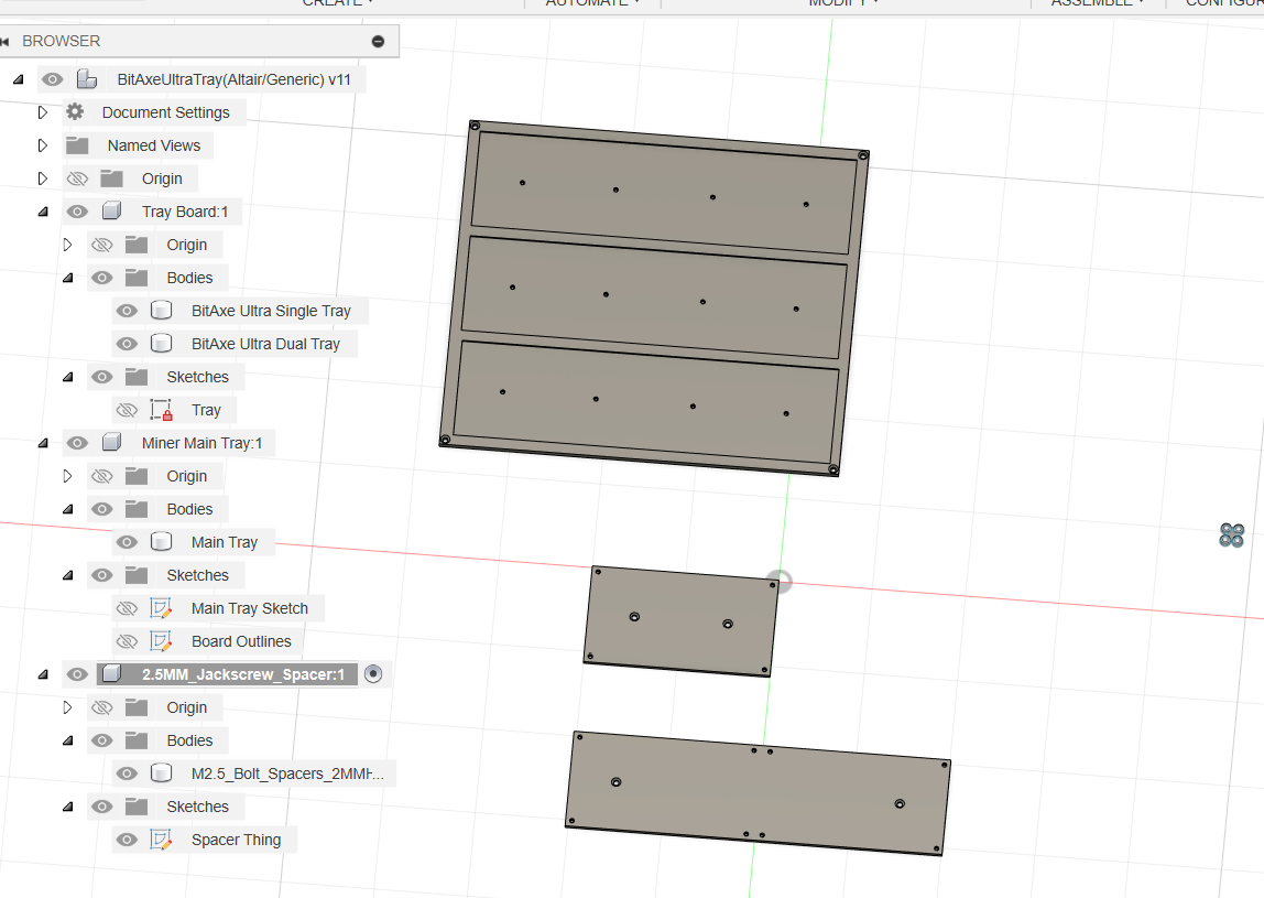 Hệ Thống Giá Đỡ Bitaxe / Bitaxe Ultra