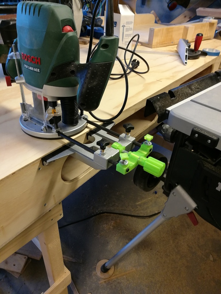 Bộ điều chỉnh siêu nhỏ cho thước dẫn cạnh máy phay