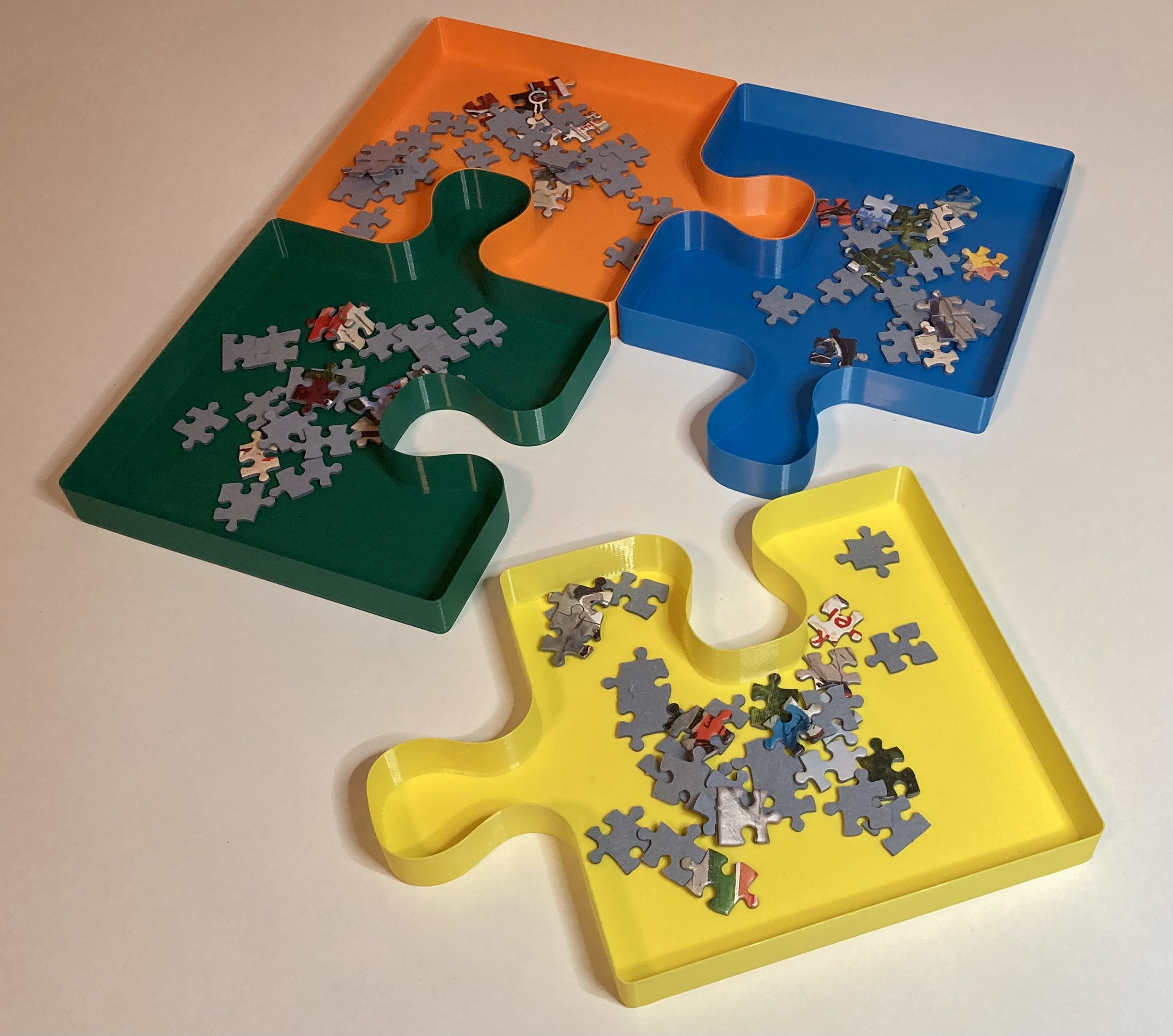 e.n.i.g.m.o - hộp đựng đồ cho bộ xếp hình PUZZLE