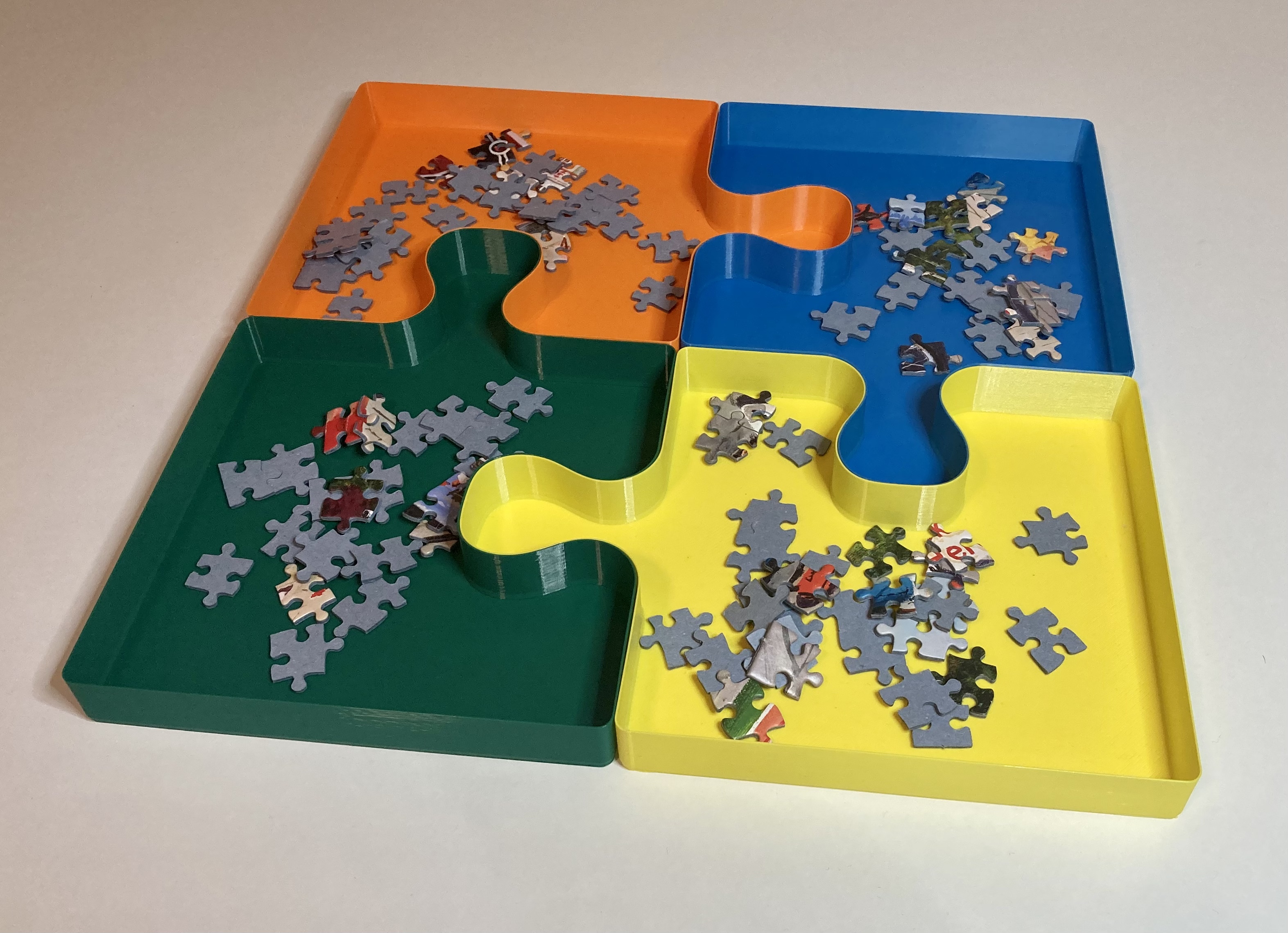 e.n.i.g.m.o - hộp đựng đồ cho bộ xếp hình PUZZLE