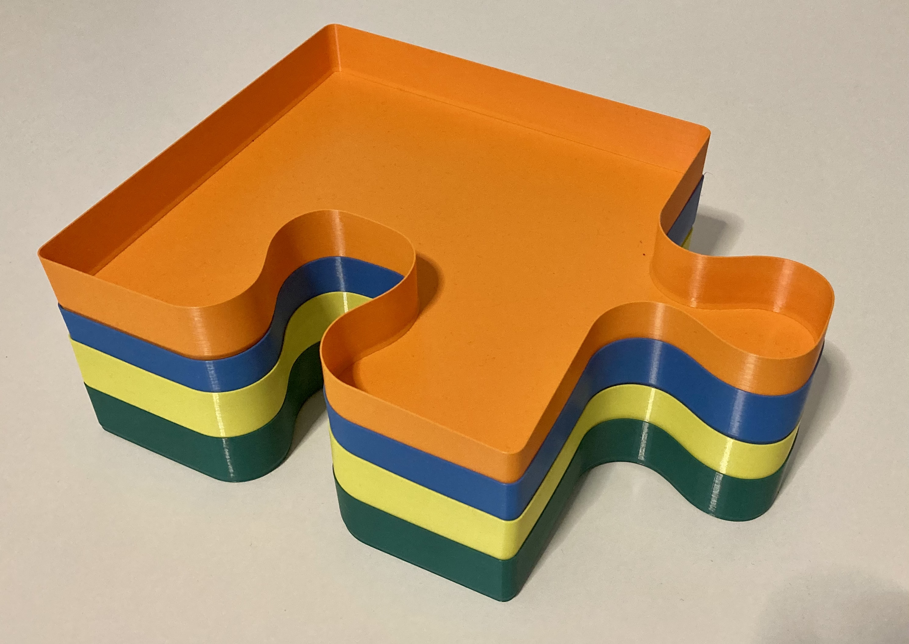 e.n.i.g.m.o - hộp đựng đồ cho bộ xếp hình PUZZLE