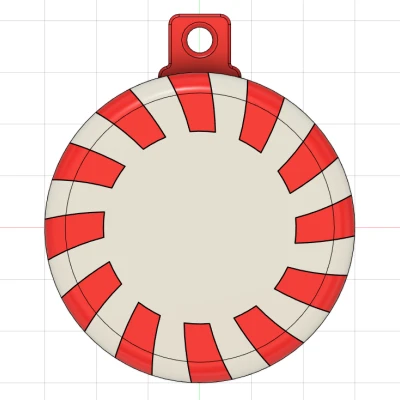 Đồ Trang Trí Cây Thông Noel Hình Kẹo Bạc Hà