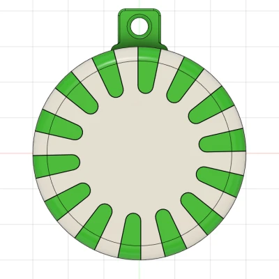 Đồ Trang Trí Cây Thông Noel Hình Kẹo Bạc Hà