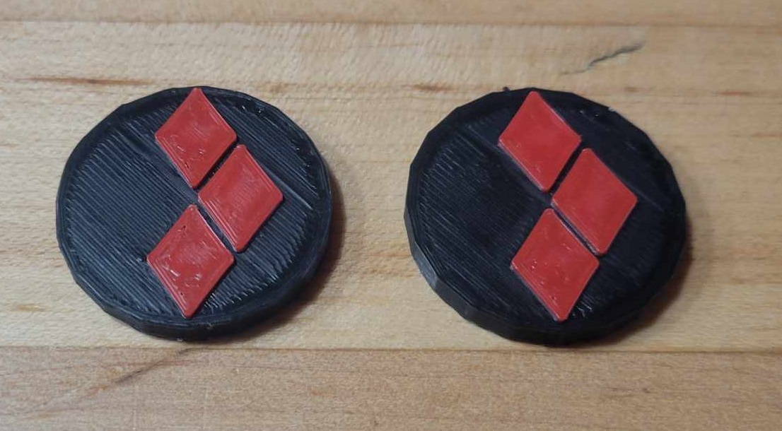 Nút Áo Harley Quinn Kích Thước 1 1/4 Inch