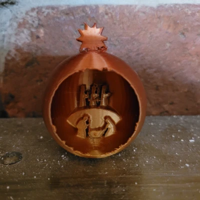 Quả cầu Nativity - Mô hình trang trí Giáng sinh