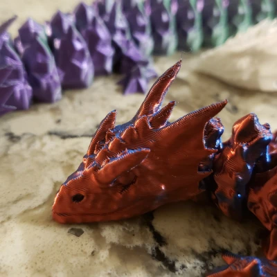 Rồng Dạ Xoa Con Khớp Nối v1.1 - Articulated Baby Night Spirit Dragon v1.1