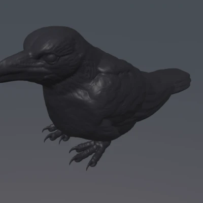 Tượng Quạ Ngồi