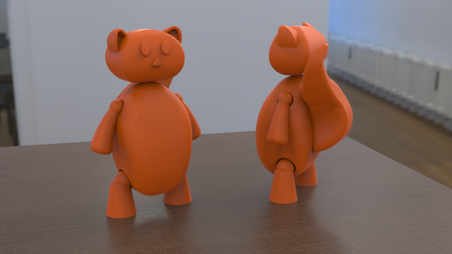 Mô Hình Gấu Chó (Racoon) Articulated