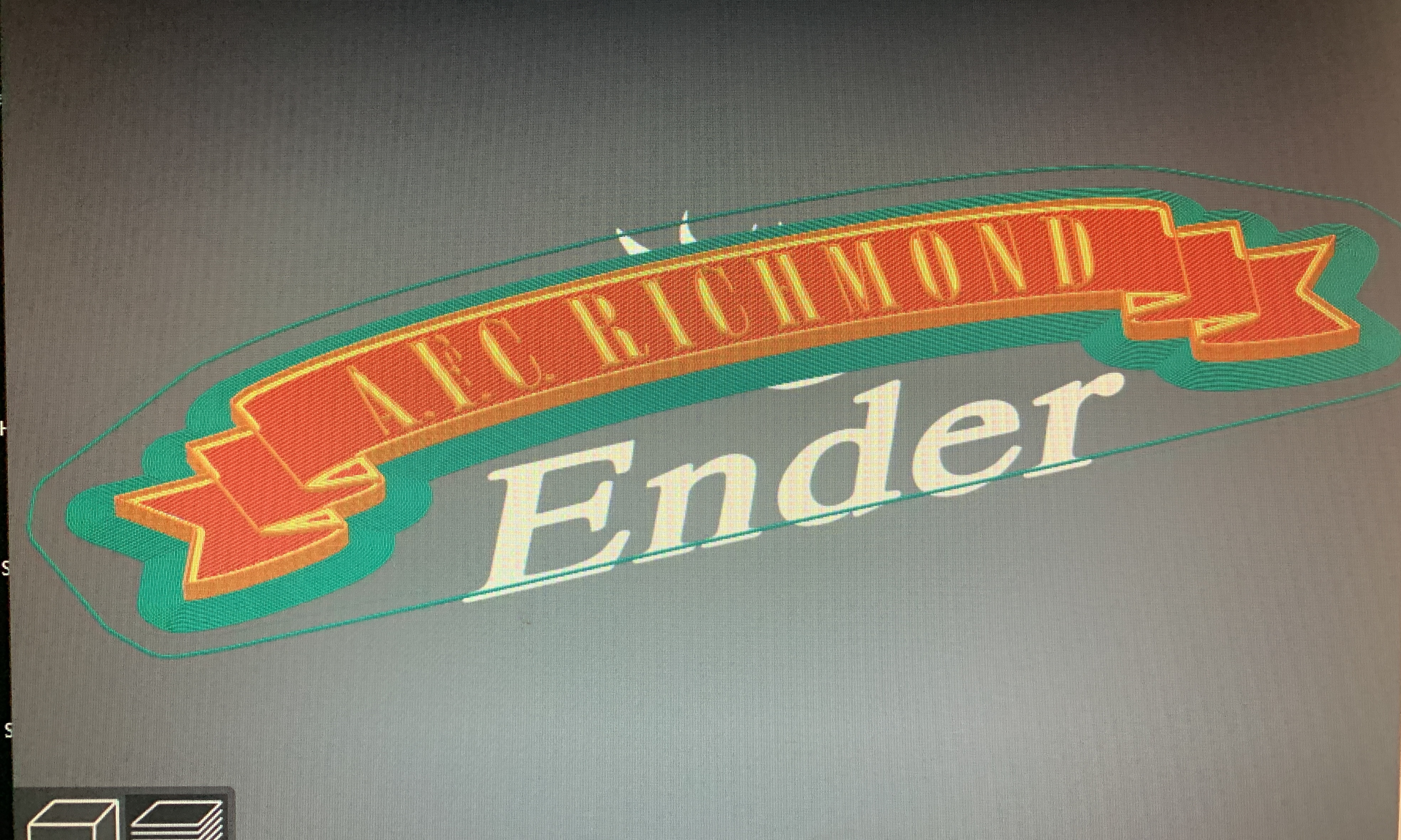 Logo A.F.C. Richmond AXM - Phiên Bản Tách Rời