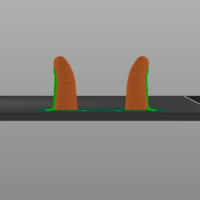 Sừng Cong Đường Kính 1cm