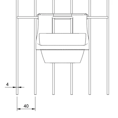 ĐẾ GIỮ CHÉN ĂN UỐNG GẮN VÀO ĐỒNG HỒ ĐO