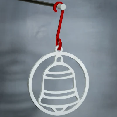 Móc Treo Đồ Trang Trí Giáng Sinh Góc 90 Độ