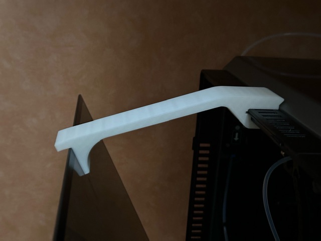 Giá đỡ nắp K1 Max nghiêng mở, Tái thiết kế phù hợp Nâng nắp kính K1 Max (có Khe thông gió Trượt)