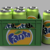 Kệ/Thùng đựng lon Fanta slim 6x33cl - Thumbnail 1