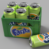 Kệ/Thùng đựng lon Fanta slim 6x33cl - Thumbnail 2