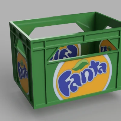 Kệ/Thùng đựng lon Fanta slim 6x33cl