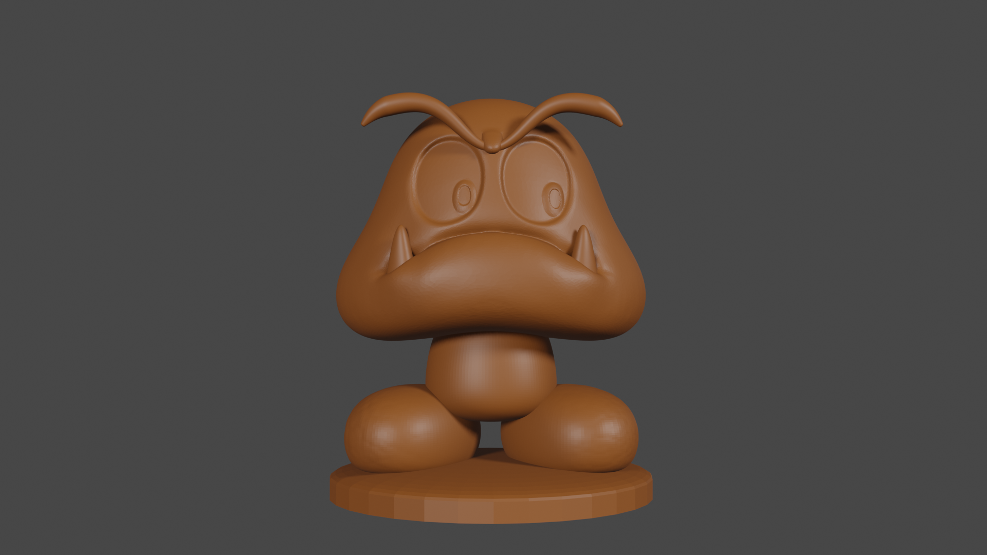 Mô hình Goomba Cảm hứng Mario cho DnD/Game Nhập Vai