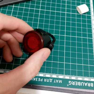 Kẹp đèn hậu xe đạp bằng cao su