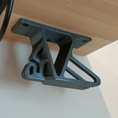 Kệ Dremel & đầu kẹp dưới gầm kệ (có bản mẫu parametric)