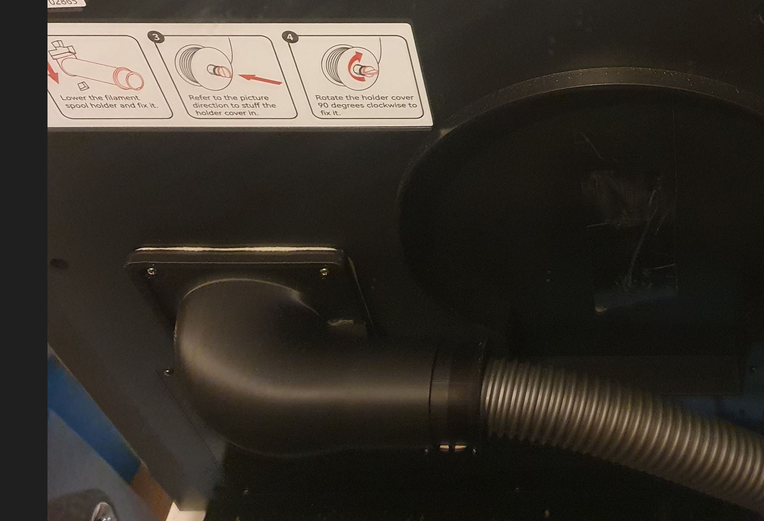 Ống Dẫn Quạt Hút Cho QIDI X-Max 3