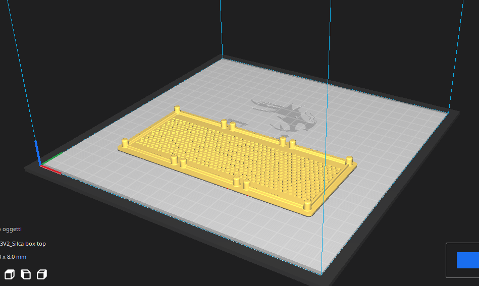 Hộp đựng Silca gel (160x70x32 mm)