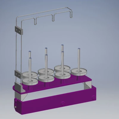 Giá đỡ 7 cuộn chỉ cho máy thêu Janome