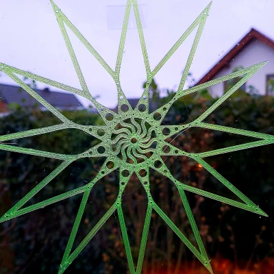 Ngôi sao, chỉ 1.4g filament, trang trí Giáng sinh