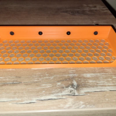 Khay Lowpoly Ikea Skadis có móc hoặc T-Nuts, đáy đặc hoặc lục giác