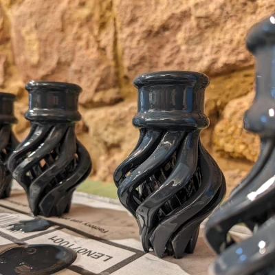 Nắp Chụp Đầu Thanh Treo Rèm (Xoáy Kép)