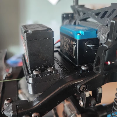 Giá Đỡ Servo Lái và Servo Tời (Winch) cho TRX4