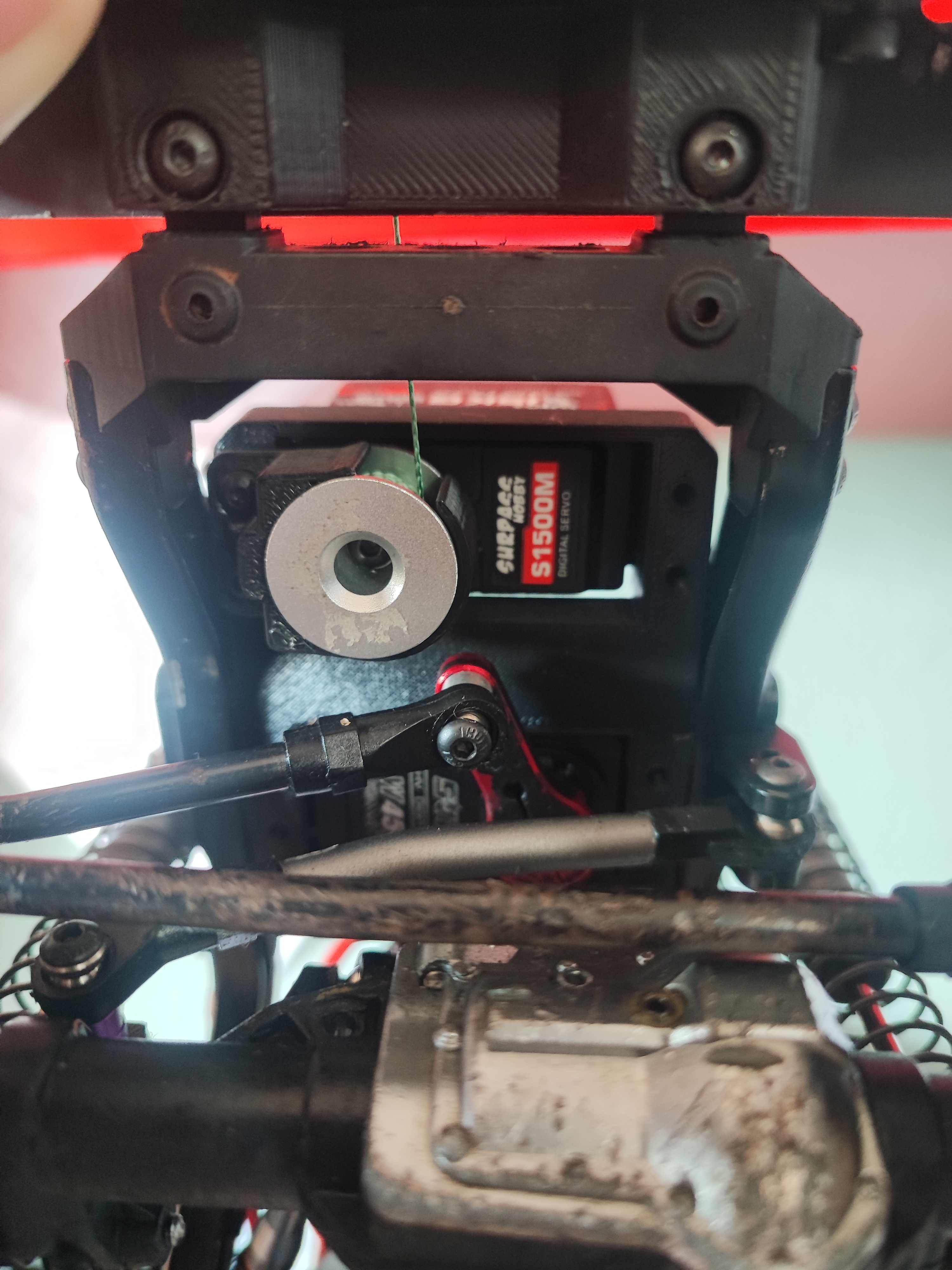 Giá Đỡ Servo Lái và Servo Tời (Winch) cho TRX4